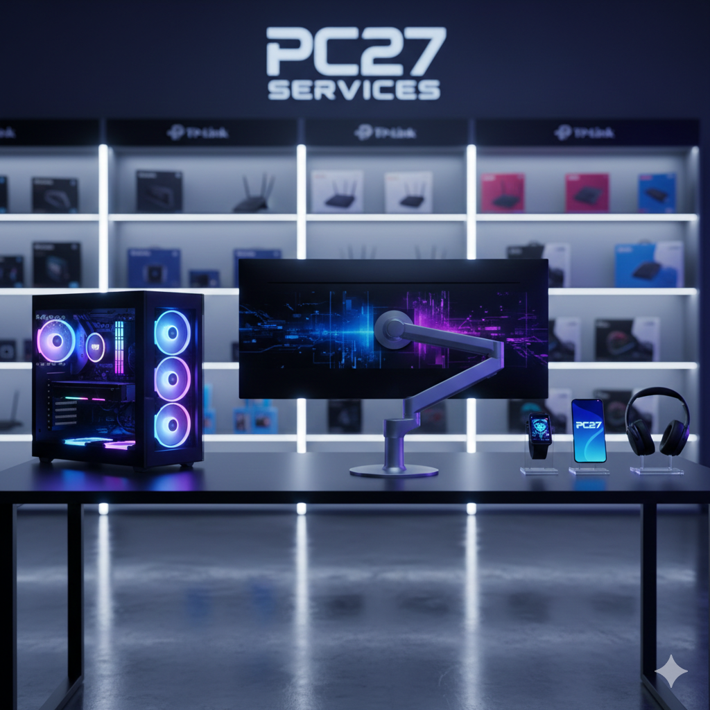 Thumbnail of the PC27 Services e-commerce platform.